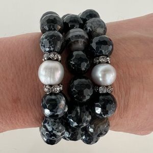 Set of 3 beaded bracelets